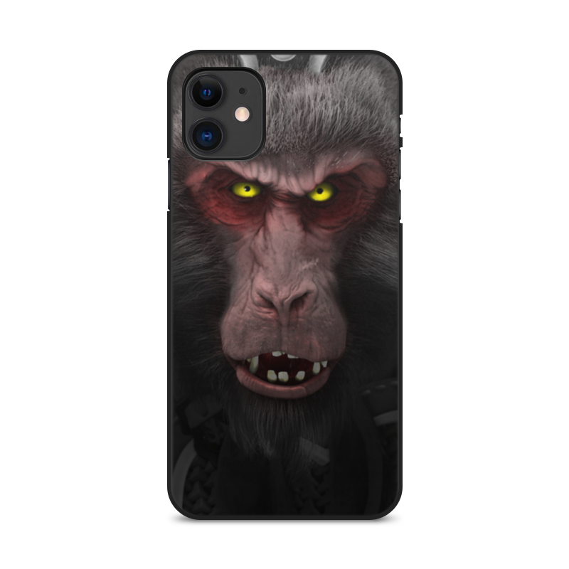 Printio Чехол для iPhone 11, объёмная печать Царь обезьян