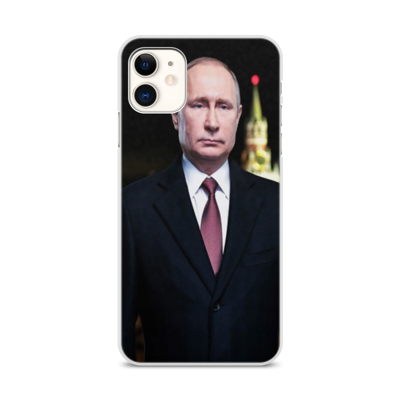 Printio Чехол для iPhone 11, объёмная печать Путин