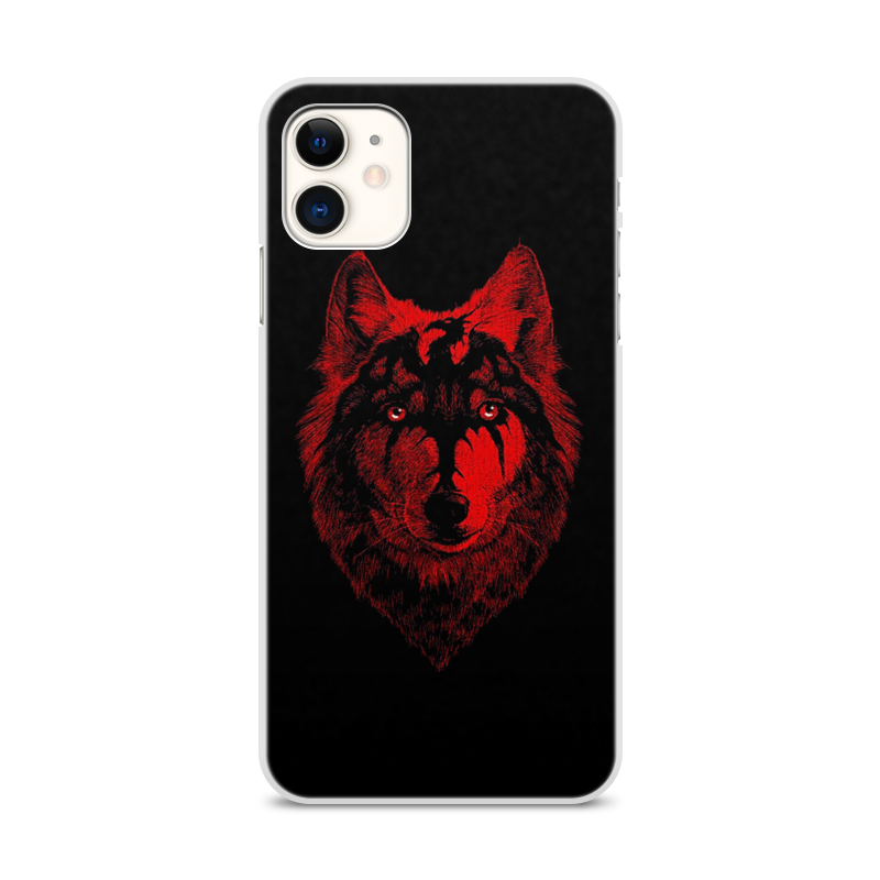 Printio Чехол для iPhone 11, объёмная печать Волки цена и фото