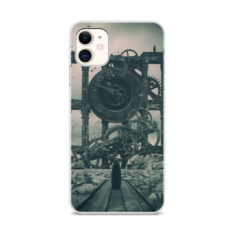 Printio Чехол для iPhone 11, объёмная печать Время