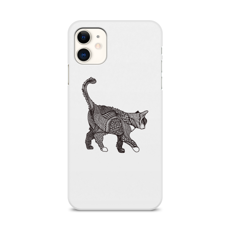 Printio Чехол для iPhone 11, объёмная печать Кошак