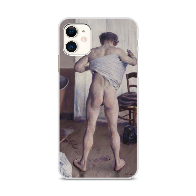 Printio Чехол для iPhone 11, объёмная печать Мужчина в ванной (картина кайботта) printio чехол для iphone 8 объёмная печать мужчина в ванной картина кайботта