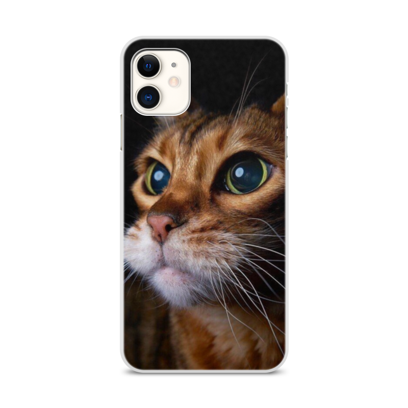 цена Printio Чехол для iPhone 11, объёмная печать Кошки. магия красоты
