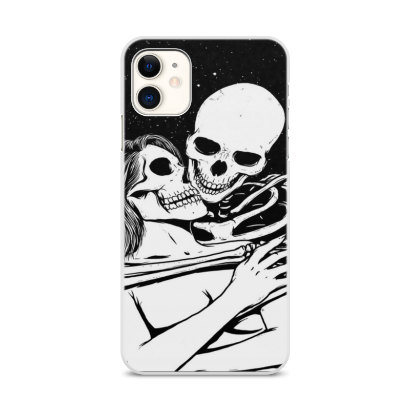 Printio Чехол для iPhone 11, объёмная печать Скелет printio чехол для iphone 8 объёмная печать скелет