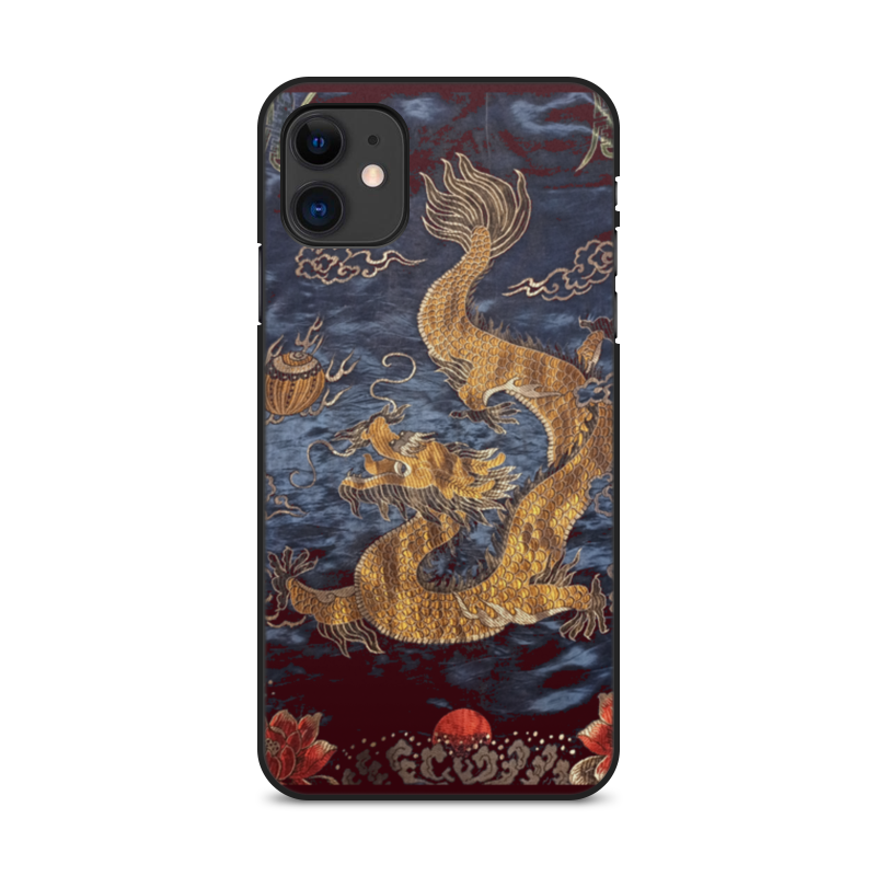 Printio Чехол для iPhone 11, объёмная печать Золотой дракон. printio чехол для iphone 11 объёмная печать дракон морских глубин
