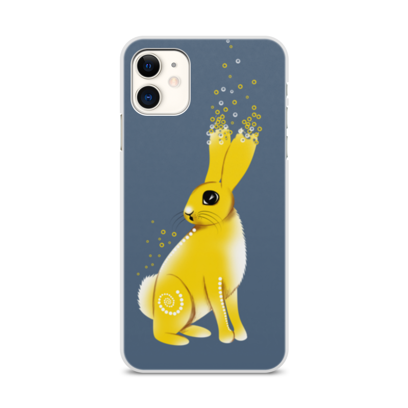 Printio Чехол для iPhone 11, объёмная печать Sunny bunny