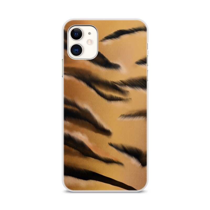 Printio Чехол для iPhone 11, объёмная печать Обложка тигрёнок