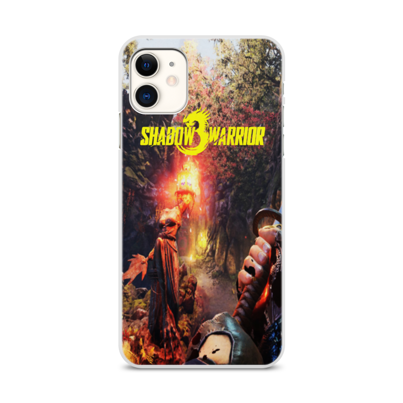 Printio Чехол для iPhone 11, объёмная печать Shadow warrior 3