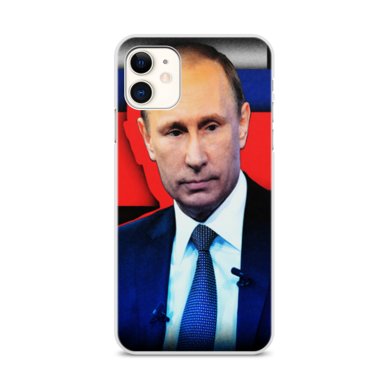 Printio Чехол для iPhone 11, объёмная печать Путин