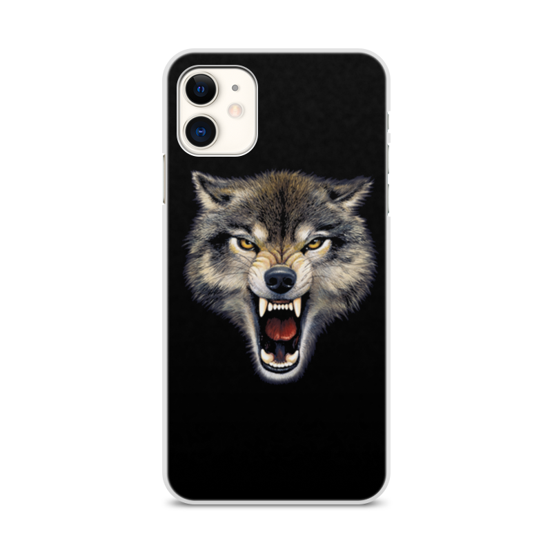 цена Printio Чехол для iPhone 11, объёмная печать Волки