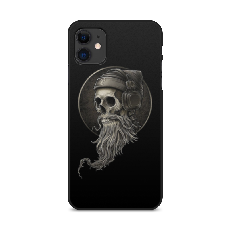 Printio Чехол для iPhone 11, объёмная печать Бородатый череп