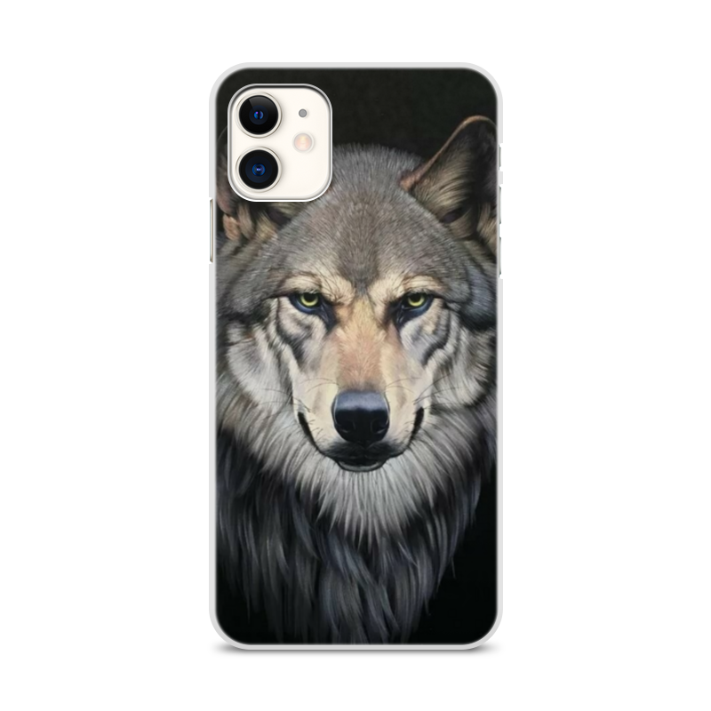 Printio Чехол для iPhone 11, объёмная печать Волки цена и фото