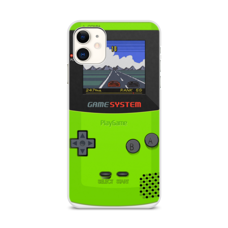 Printio Чехол для iPhone 11, объёмная печать Видео игры гонки машин.геймер 90х