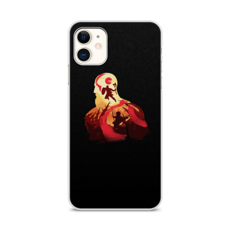 Printio Чехол для iPhone 11, объёмная печать God of war цена и фото