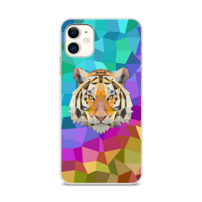 Printio Чехол для iPhone 11, объёмная печать Tiger