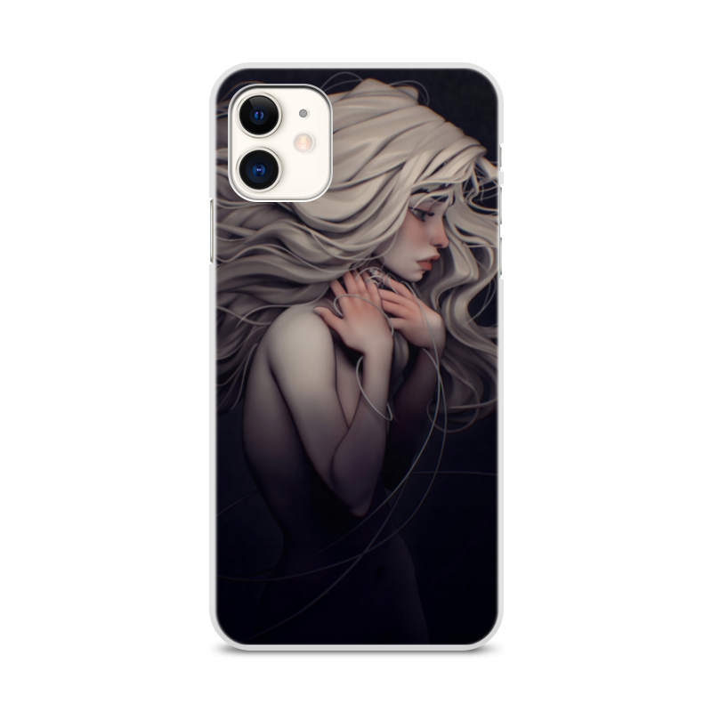 Printio Чехол для iPhone 11, объёмная печать Девушка-призрак