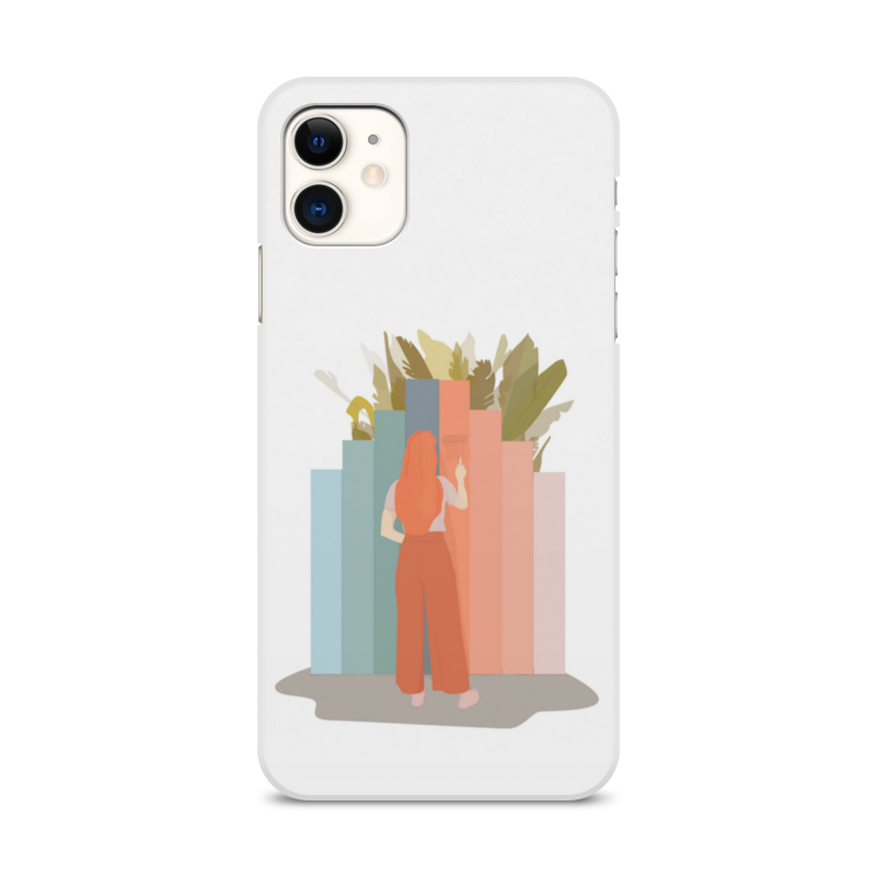 Printio Чехол для iPhone 11, объёмная печать Цветная палитра матовый силиконовый чехол нарисованные пальмовые листья на xiaomi mi cc9 сяоми ми сс9