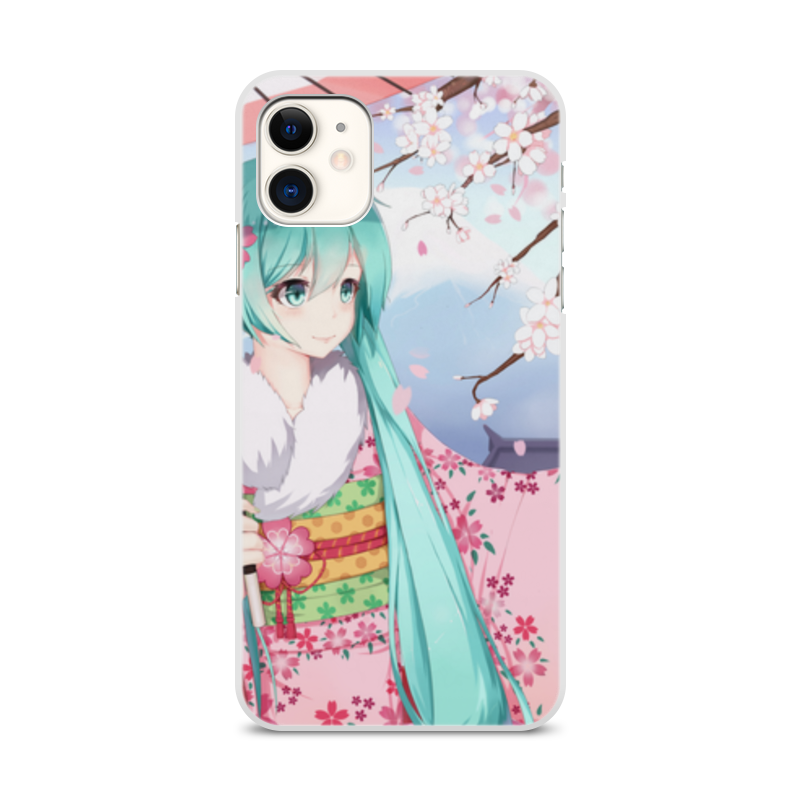 Printio Чехол для iPhone 11, объёмная печать Hatsune miku