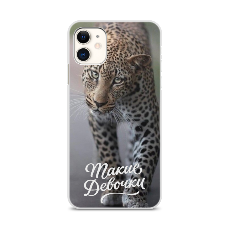 Printio Чехол для iPhone 11, объёмная печать Леопард printio чехол для iphone 8 объёмная печать леопард