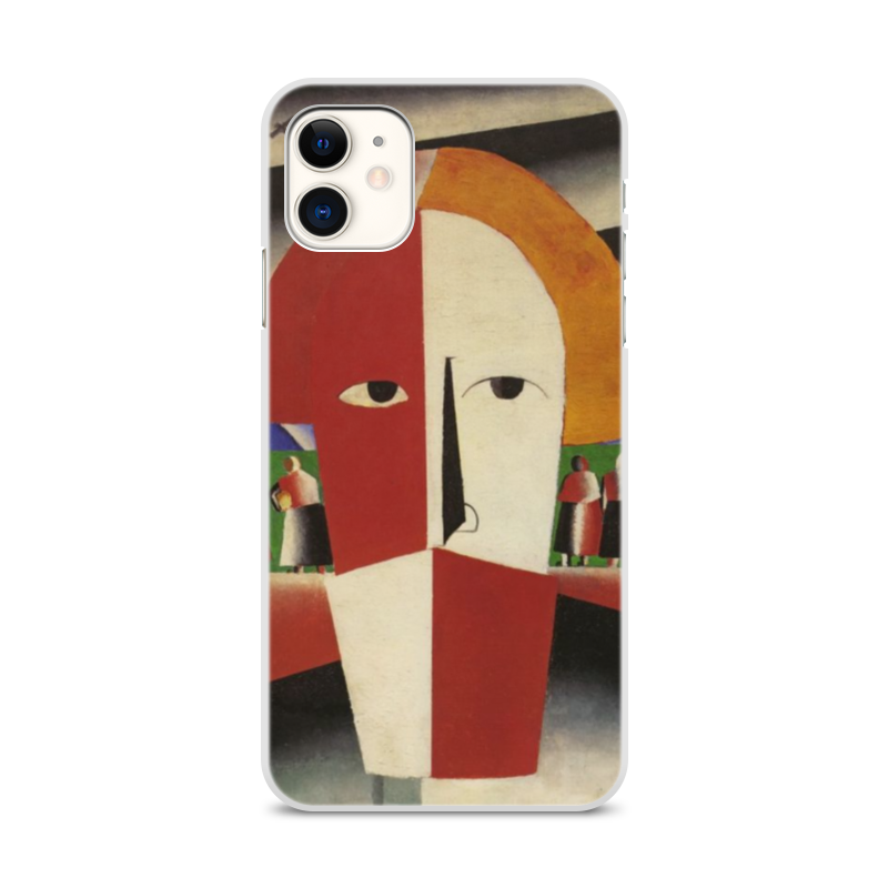 Printio Чехол для iPhone 11, объёмная печать Голова крестьянина (казимир малевич)