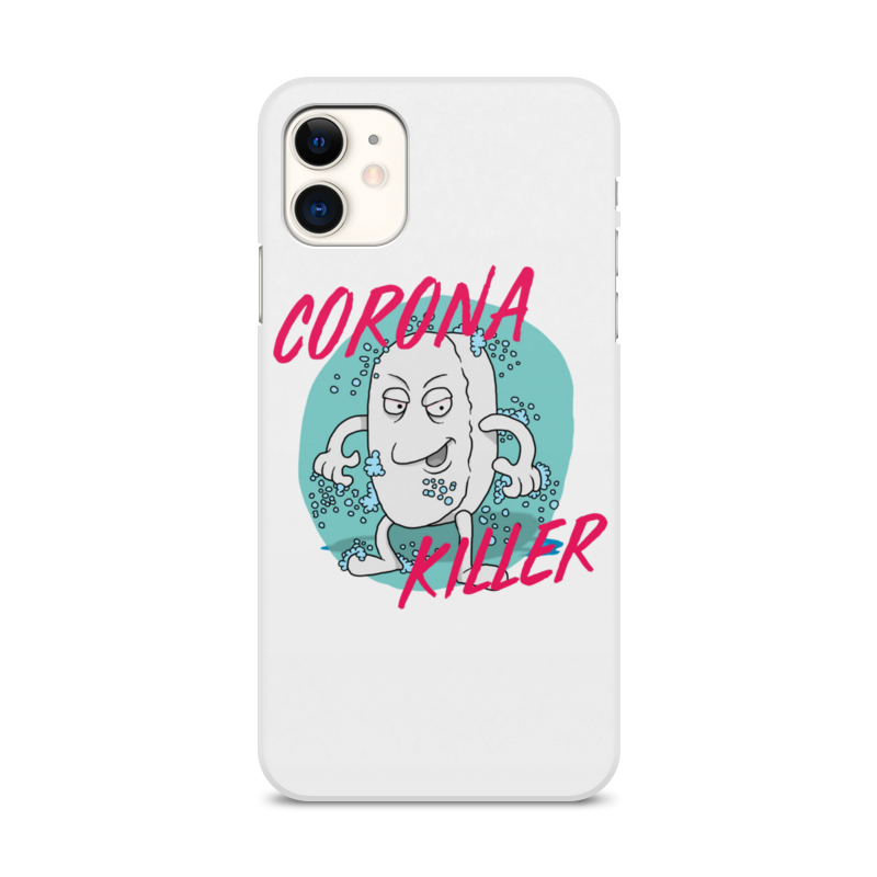 Printio Чехол для iPhone 11, объёмная печать Corona killer printio чехол для iphone x xs объёмная печать corona killer
