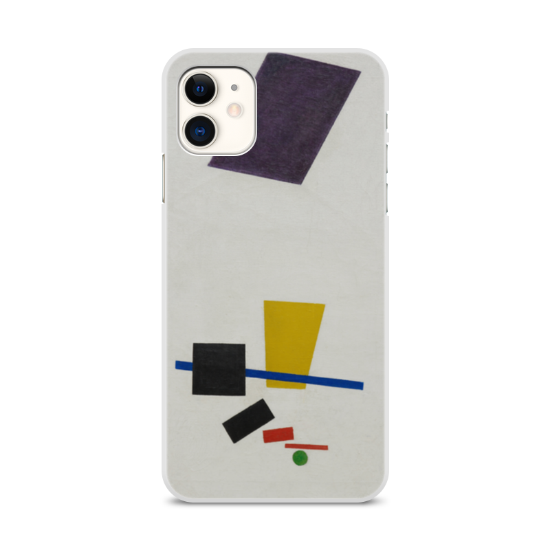Printio Чехол для iPhone 11, объёмная печать Супрематизм. живописный реализм футболиста