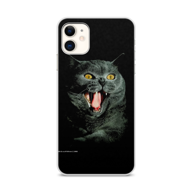 Printio Чехол для iPhone 11, объёмная печать Кошки. креатив цена и фото