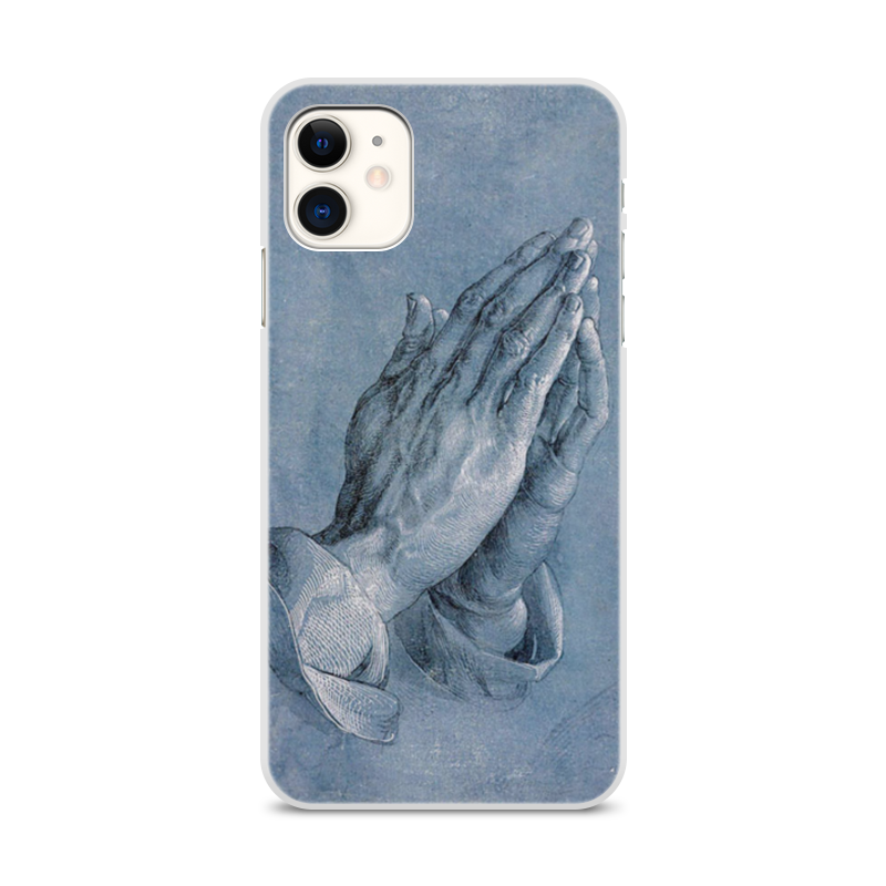 Printio Чехол для iPhone 11, объёмная печать Руки молящегося (альбрехт дюрер) printio чехол для iphone 12 pro объёмная печать руки молящегося альбрехт дюрер