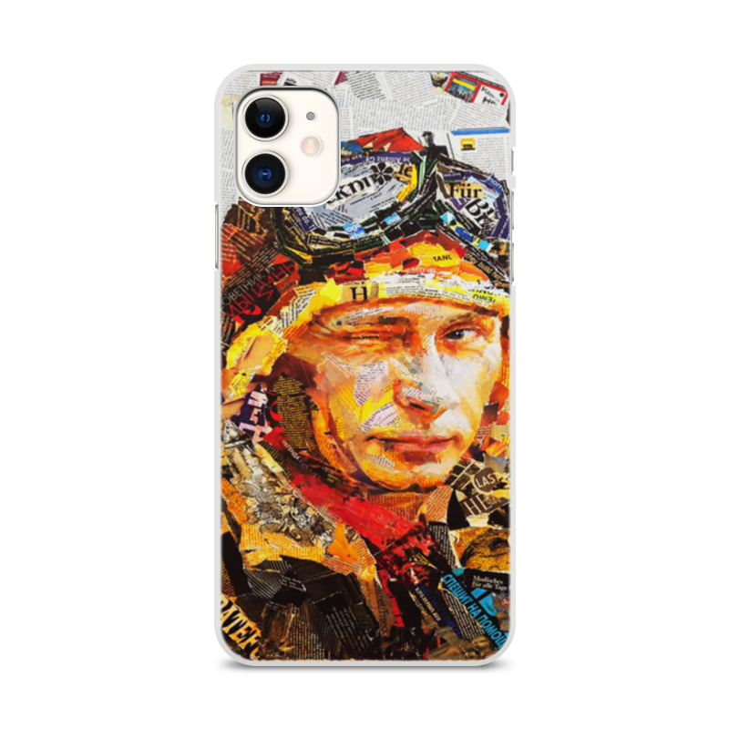 Printio Чехол для iPhone 11, объёмная печать Putin цена и фото