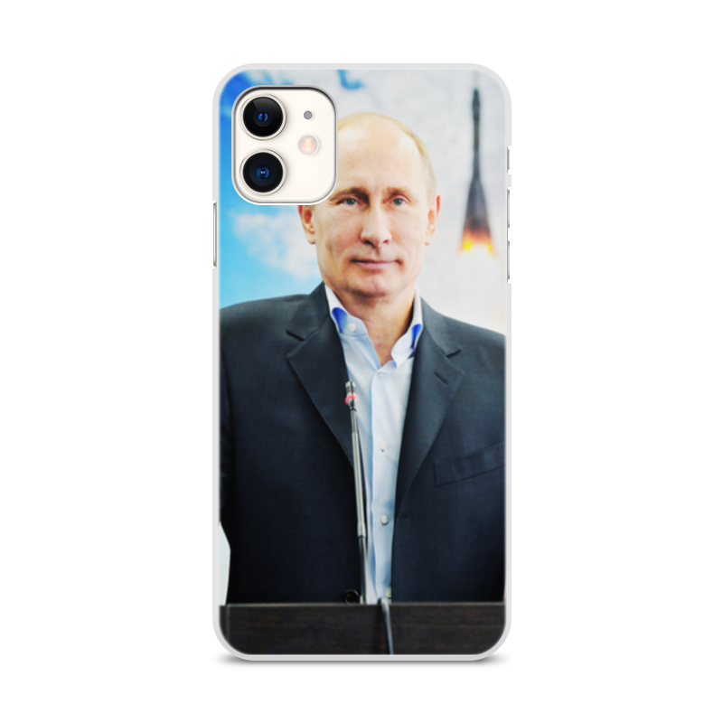 Printio Чехол для iPhone 11, объёмная печать Путин