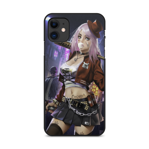 Заказать чехол для iPhone 11/11 Pro/11 Pro Max в Москве. Чехол для iPhone 11, объёмная печать Карательница от Дана Столыпина - готовые дизайны и нанесение принтов.