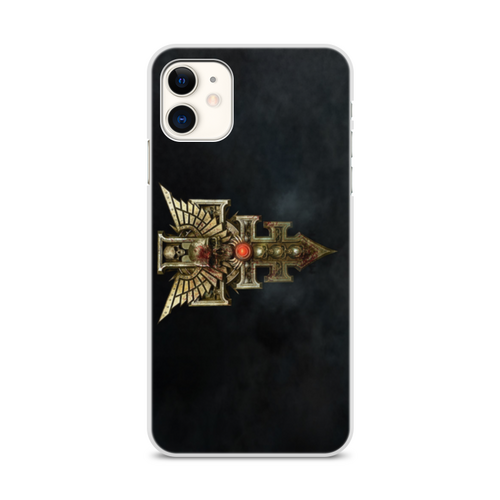 Заказать чехол для iPhone 11/11 Pro/11 Pro Max в Москве. Чехол для iPhone 11, объёмная печать Инсигния (Warhammer 40k) от GeekFox  - готовые дизайны и нанесение принтов.