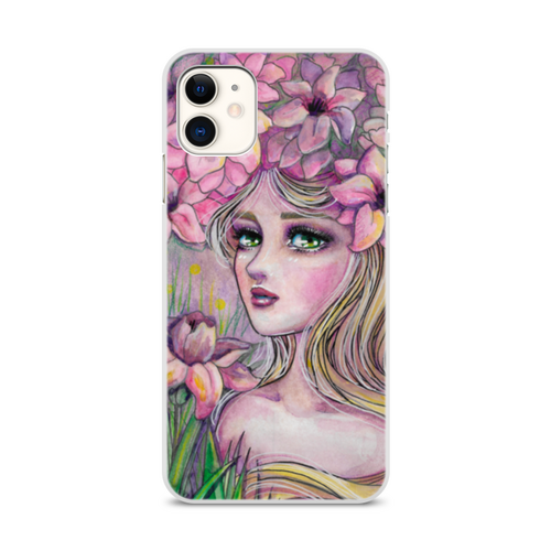 Заказать чехол для iPhone 11/11 Pro/11 Pro Max в Москве. Чехол для iPhone 11, объёмная печать Весна от d_ari.design@mail.ru - готовые дизайны и нанесение принтов.