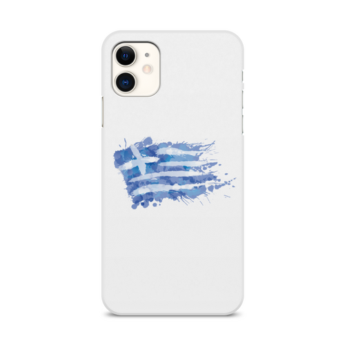 Заказать чехол для iPhone 11/11 Pro/11 Pro Max в Москве. Чехол для iPhone 11, объёмная печать Греческий флаг от GRstyle  - готовые дизайны и нанесение принтов.
