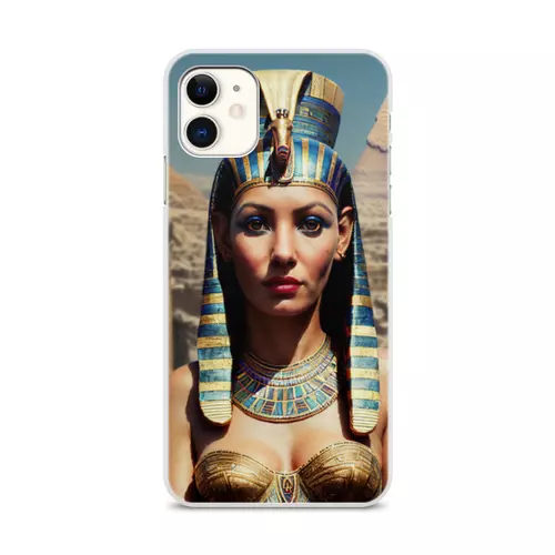 Заказать чехол для iPhone 11/11 Pro/11 Pro Max в Москве. Чехол для iPhone 11, объёмная печать Царица Египта от Дана Столыпина - готовые дизайны и нанесение принтов.