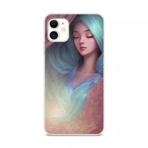 Заказать чехол для iPhone 11/11 Pro/11 Pro Max в Москве. Чехол для iPhone 11, объёмная печать Спящая девушка от Дана Столыпина - готовые дизайны и нанесение принтов.