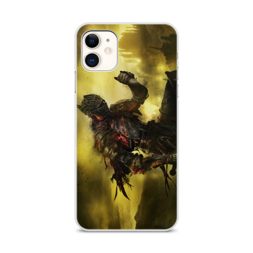 Заказать чехол для iPhone 11/11 Pro/11 Pro Max в Москве. Чехол для iPhone 11, объёмная печать Dark souls от GeekFox  - готовые дизайны и нанесение принтов.