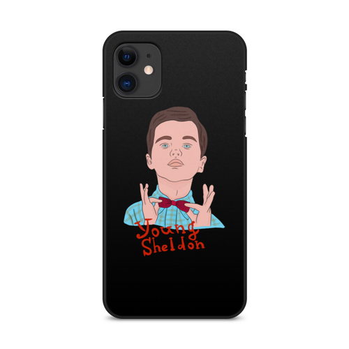Заказать чехол для iPhone 11/11 Pro/11 Pro Max в Москве. Чехол для iPhone 11, объёмная печать Детство Шелдона от Anna Eremina - готовые дизайны и нанесение принтов.