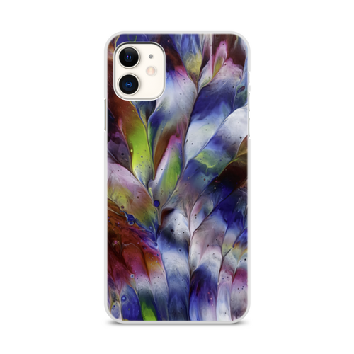 Заказать чехол для iPhone 11/11 Pro/11 Pro Max в Москве. Чехол для iPhone 11, объёмная печать Перья от Дана Столыпина - готовые дизайны и нанесение принтов.