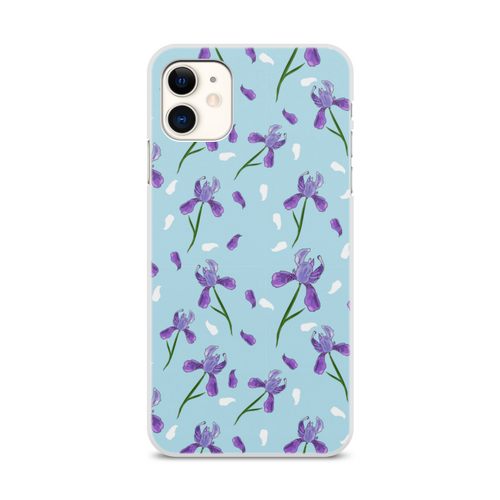 Заказать чехол для iPhone 11/11 Pro/11 Pro Max в Москве. Чехол для iPhone 11, объёмная печать Ирисы  от ig.klimko@yandex.ru - готовые дизайны и нанесение принтов.