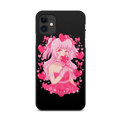 Заказать чехол для iPhone 11/11 Pro/11 Pro Max в Москве. Чехол для iPhone 11, объёмная печать Сердечки от Дана Столыпина - готовые дизайны и нанесение принтов.