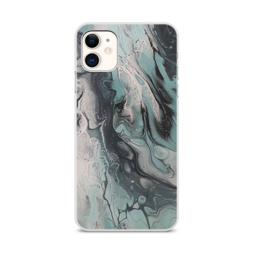 Заказать чехол для iPhone 11/11 Pro/11 Pro Max в Москве. Чехол для iPhone 11, объёмная печать Флюид бирюза от t_interior@mail.ru - готовые дизайны и нанесение принтов.