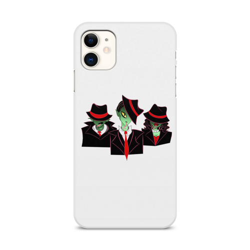 Заказать чехол для iPhone 11/11 Pro/11 Pro Max в Москве. Чехол для iPhone 11, объёмная печать Рептилоиды от Дана Столыпина - готовые дизайны и нанесение принтов.