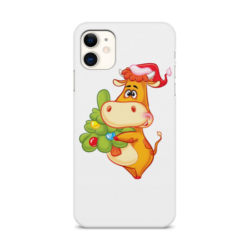 Заказать чехол для iPhone 11/11 Pro/11 Pro Max в Москве. Чехол для iPhone 11, объёмная печать Год быка (С новым годом!) от FireFoxa - готовые дизайны и нанесение принтов.