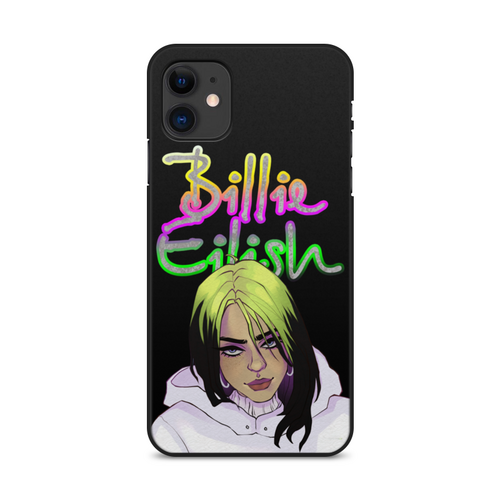 Заказать чехол для iPhone 11/11 Pro/11 Pro Max в Москве. Чехол для iPhone 11, объёмная печать Билли Айлиш от Дана Столыпина - готовые дизайны и нанесение принтов.