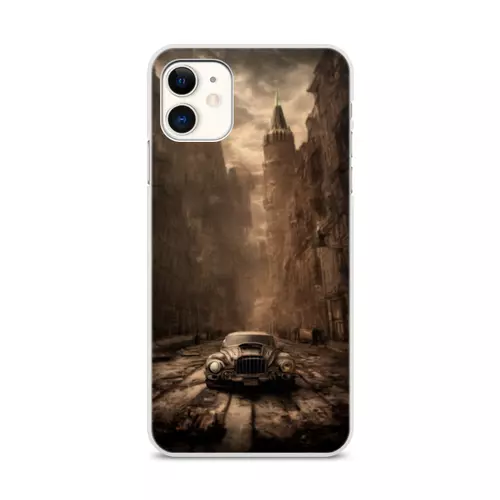 Заказать чехол для iPhone 11/11 Pro/11 Pro Max в Москве. Чехол для iPhone 11, объёмная печать Steampunk car от Дана Столыпина - готовые дизайны и нанесение принтов.