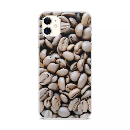 Заказать чехол для iPhone 11/11 Pro/11 Pro Max в Москве. Чехол для iPhone 11, объёмная печать Кофейные зёрна от Anstey  - готовые дизайны и нанесение принтов.