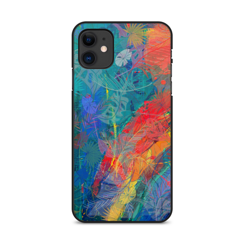 Заказать чехол для iPhone 11/11 Pro/11 Pro Max в Москве. Чехол для iPhone 11, объёмная печать Краски Карнавала от RubiArt  - готовые дизайны и нанесение принтов.