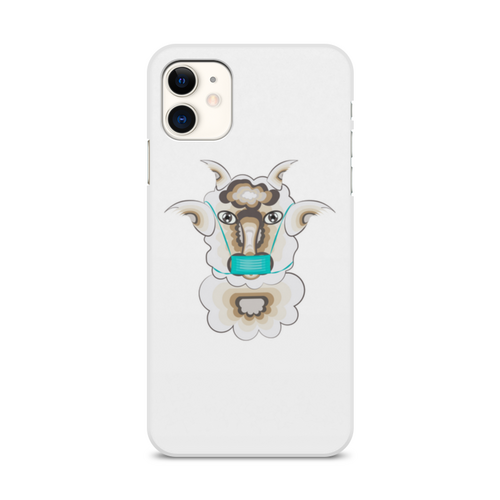 Заказать чехол для iPhone 11/11 Pro/11 Pro Max в Москве. Чехол для iPhone 11, объёмная печать Барашек в маске от Stil na yarkosti - готовые дизайны и нанесение принтов.