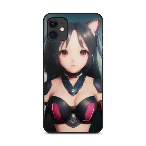 Заказать чехол для iPhone 11/11 Pro/11 Pro Max в Москве. Чехол для iPhone 11, объёмная печать Стримерша от Дана Столыпина - готовые дизайны и нанесение принтов.